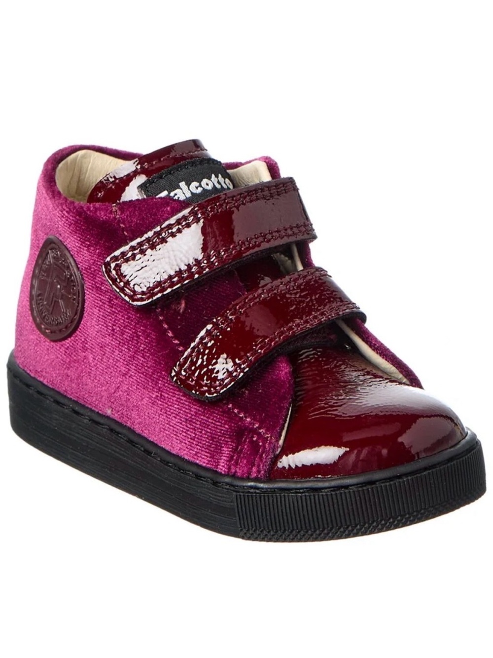 NATURINO FALCOTTO MICHAEL 2 VELVET & PATENT SNEAKER size 20